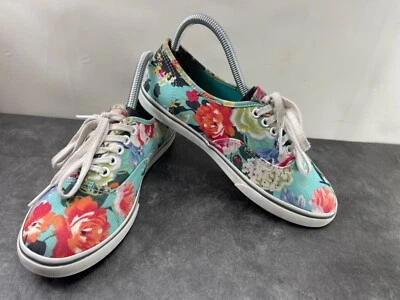 VANS OTW Tenis Mujer 7M Zapatos Rojo Verde Floral Lona Cómodo Informal Atlético Foto 1 de 4