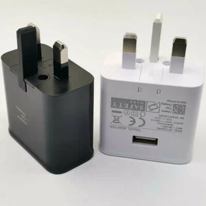 100% FAST Charger Mains Plug Adapter For Samsung Galaxy S8 S9+ S10 S20 Universal - Picture 1 of 5