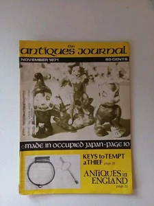 Vintage Nov. 1971 The Antiques Journal Magazine - Bild 1 von 2