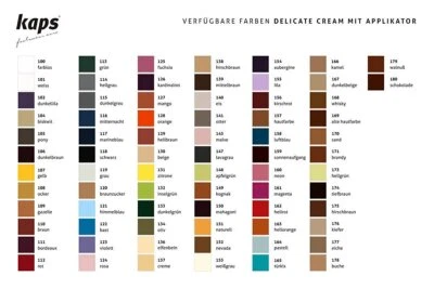 Kaps Crème Délicate – Crème de Cirage avec Applicateur en Éponge pour Cuir... - Photo 1/4