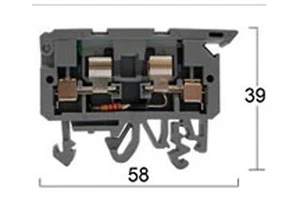 Bloque de terminal de fusibles LED NHD DIFÍCIL DE ENCONTRAR-1 con LED (5 por $16.50) - Imagen 1 de 1
