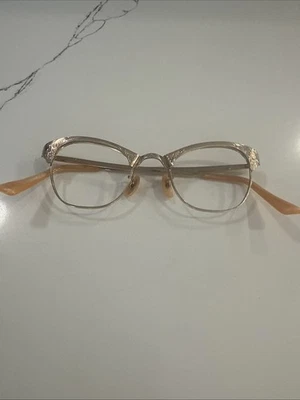 Anteojos de gato vintage años 50 1/10-12K GF 50-18-135 Foto 1 de 4