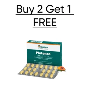 Himalaya PLATENZA Tabs For Boost Platelets FREE SHIP Exp 2027 Buy 2 Get 1 FREE - Picture 1 of 3