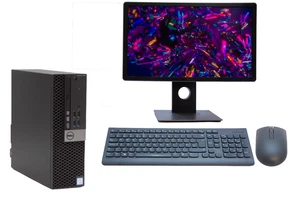 PC Desktop Bundle Dell Core i5 Monitor Keyboard Mouse 3040 SFF 8GB RAM 128GB SSD - Picture 1 of 15
