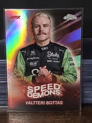 2024 Topps Chrome Formula 1 Valtteri Bottas Speed Demons #SD-13 - Image 1 of 2