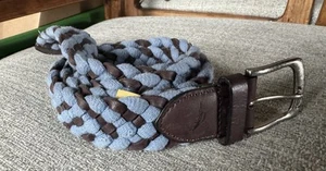 Tommy Bahama karierter Gürtel Gr. L (38-40) blau - Bild 1 von 6