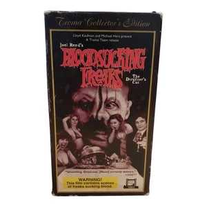 Bloodsucking Freaks - Troma - VHS - Director's Cut - 1996 Collector's Edition - Imagen 1 de 5