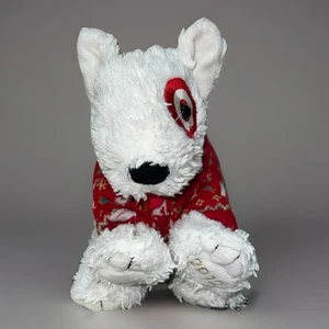 Target Dog Bullseye Stuffed Animal Exclusive 2012 Christmas Sweater Holiday - Picture 1 of 7