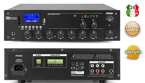 AMPLIFICATORE PPA60 100V 60W BLUETOOTH USB 2 ZONE SEPARATE PREZZO NUOVO 219,00 - Foto 1 di 1