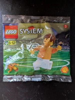 Lego System 3304 Shell Dutch Netherlands Football/Soccer Player NEW SEALED - Image 1 of 2