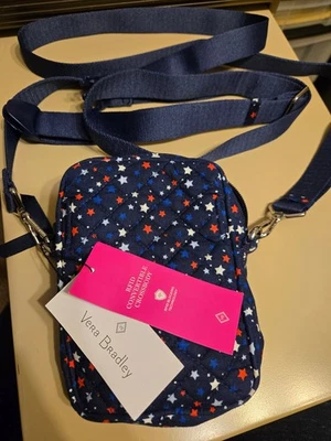 VERA BRADLEY RFID Convertible Small Crossbody FANNY/BELT BAG Star Spangled NWT - Image 1 of 4