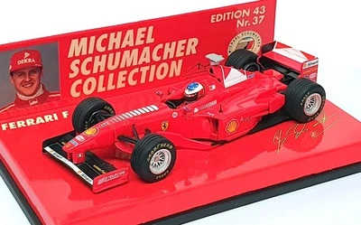 Minichamps 1/43 Scale 510 984303 - F1 Ferrari F300 1998 M. Schumacher - Red - Image 1 of 4