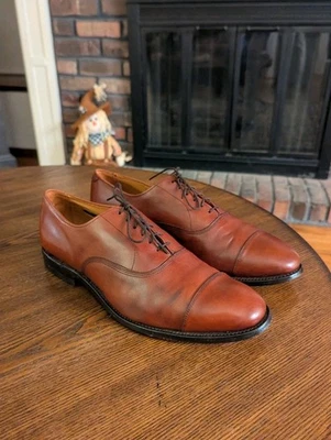 Allen Edmonds Park Avenue Oxford Dress Shoes: Brown, Cap Toe, Size 11 D  - Image 1 of 4