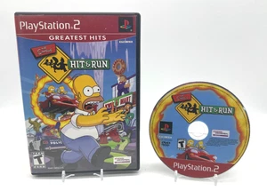Simpsons Hit & Run (PlayStation 2, 2003) PS2, Greatest Hits, No Manual, Tested - Picture 1 of 2