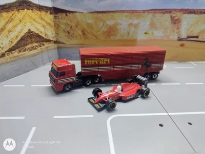 1993 Matchbox Convoy Ferrari Formel 1 Set DAF EuroCab 3300 Renntransporter + F 1 - Bild 1 von 4