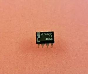 National Semiconductor Corp. #LF412CN OP AMP Dual +18 8-Pin DIP, Qty. (2) - NEW - Picture 1 of 3