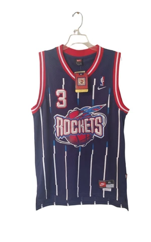 NWT New Rare Vtg Nike Hardwood Classics NBA Houston Rockets Steve Francis Jersey Cover