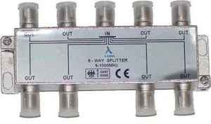 NEW ClearView 8 Way F connector splitter 5-1000MHz - Picture 1 of 1