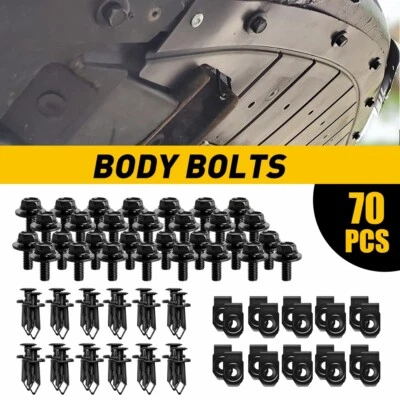70x For Mazda Body Bolts & U-nut Clips-M6 Engine Under Cover Splash Shield Guard - Image 1 of 4