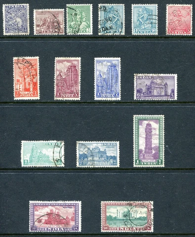 India 1949 - 1950 Used Lot Cover