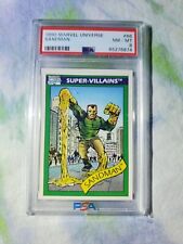 1990 Marvel Universe Sandman #66 Super Villains PSA 8 NM/MT