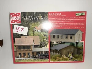 Barrack de madera Busch HO 1544 1/87 nuevo sellado envío gratuito - Imagen 1 de 2
