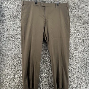 6 East Loro Piana Four Season Pants Mens 42 (Fits 40x29) Brown Super 130s *Flaw* - Bild 1 von 13