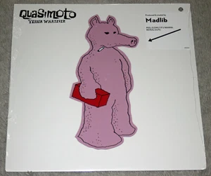 Quasimoto Yessir Whatever Pink Sticker Black Vinyl Madlib Stones Throw /300 OOP - Picture 1 of 4