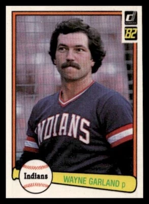 1982 Donruss #489 Wayne Garland Cleveland Indians Baseball card - Image 1 of 2