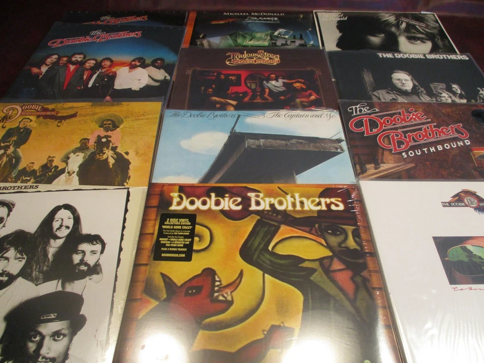 DOOBIE BROTHERS VERIFIED AUDIOPHILE 8 LP 180 GRAM SET + 3 ORIGINAL 80'S LPS - Image 1 of 1