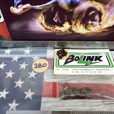Bolink BL5458 TAMIYA OILITE BUSHINGS {5mm ID x 5/16 OD x 4pc.} -NEW- USA SHIPPED - Image 1 of 4