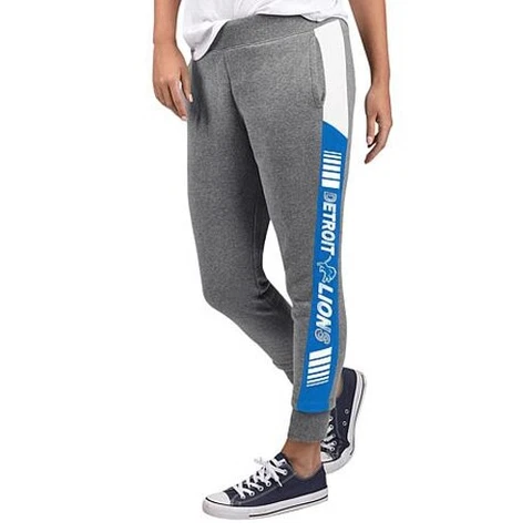 NFL Detroit Lions Officially Licensed Women's Fleece Tailgate Pants G-III Cover