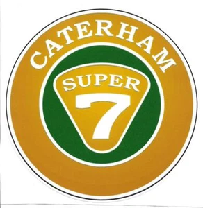  CATERHAM SUPER 7 Sticker vinyle laminé  - Afbeelding 1 van 1