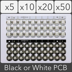 WS2812B PCB 5050 SMD Addressable Digital RGB LED 4 pin Chip 5V - Black or White - Picture 1 of 7