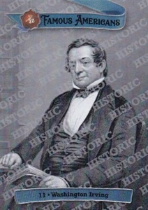 2021 FAMOUS AMERICANS PARALLEL - WASHINGTON IRVING /25 #11 - Picture 1 of 2