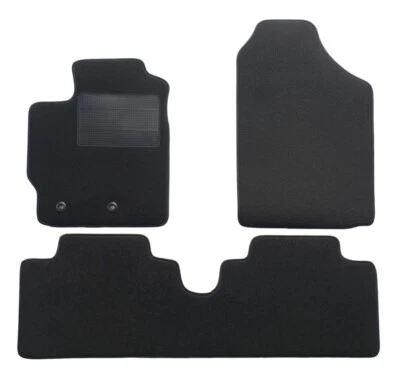 Set Tapis pour Voiture Moquette Toyota Yaris II (XP90) 2005 2011, Noirs - Photo 1/4