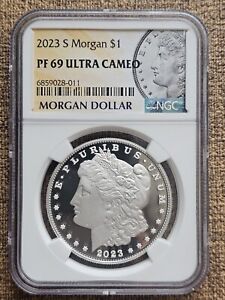 2023 S Proof Morgan Silver Dollar Coin NGC PF 69 
