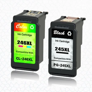Cartucho de tinta negro y color compatible con Canon PG-245XL CL-246XL TS3120 TS302 - Imagen 1 de 12
