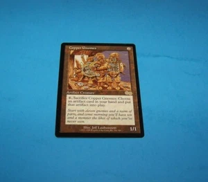 Magic The Gathering Urza's Saga 1998 Rare Artifact Creature Copper Gnomes - Picture 1 of 2