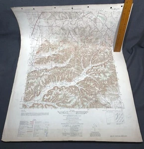 Mapa TOPOGRÁFICO Valley Station Kentucky KY Cuadrángulo 1952 Color Mapa Vintage - Imagen 1 de 2
