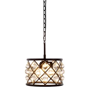 Urban Classic 1213 Madison 3 Light 12" Royal Cut Pendant, Brown - 1213D12MB-RC - Picture 1 of 1