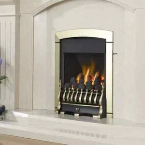 Flavel Calypso Plus SC Messing Gaskamin - FKPC42SN - Bild 1 von 4