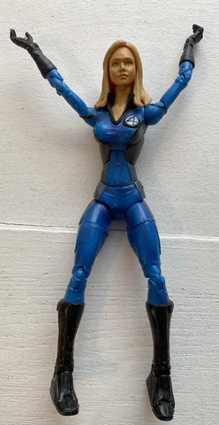 Marvel Legends ToyBiz Power Blast Invisible Woman Fantastic Four Movie loose Cover