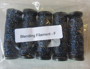 5 Kreinik Metallics Blending Filament #060 MIDNIGHT blue Thread 100M each lot - Picture 1 of 5