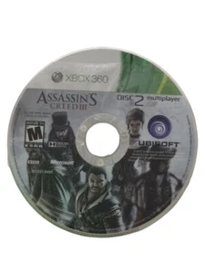 MICROSOFT XBOX 360 ASSASSINS CREED III VIDEO GAME DISC 2 ONLY (EPJ026603) - Picture 1 of 1