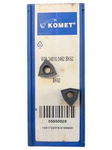 (6 Pcs) Komet W29 34010.0462 Grade: BK62 Carbide Inserts - Picture 1 of 1