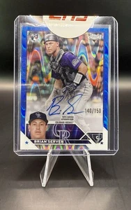 Brian Serven RC 2023 Topps Blue Wave Refractor Redemption /150 Colorado Rockies - Bild 1 von 2
