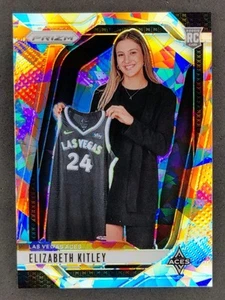 2024 Panini WNBA Prizm ELIZABETH KITLEY Rookie Silver Ice Variation #140 Aces - Bild 1 von 2