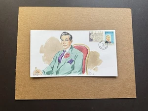 Philippines 1991 Event Cover +1st President Quezon #1355-56 +Hand-Paint Cachet A - Picture 1 of 2