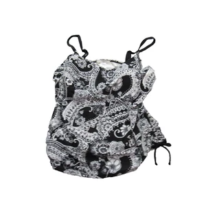 Liz Claiborne Tankini Swimsuit Womens 16 Paisley Floral Adjustable Top Bathing S - Picture 1 of 6